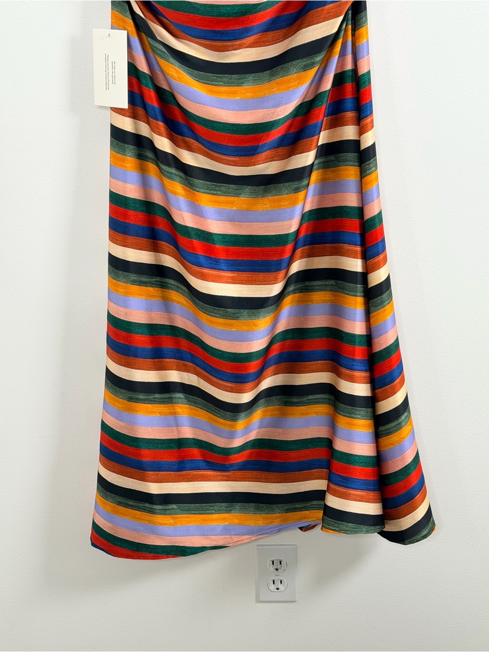 STAUD Phare Silk Blend Midi Dress Size 4 - Picture 7 of 12